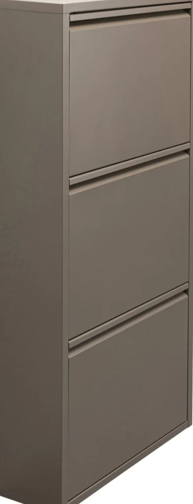 Kenkäkaapit>KARE Design Caruso Kenkäkaappi Taupe 3 Lokeroa