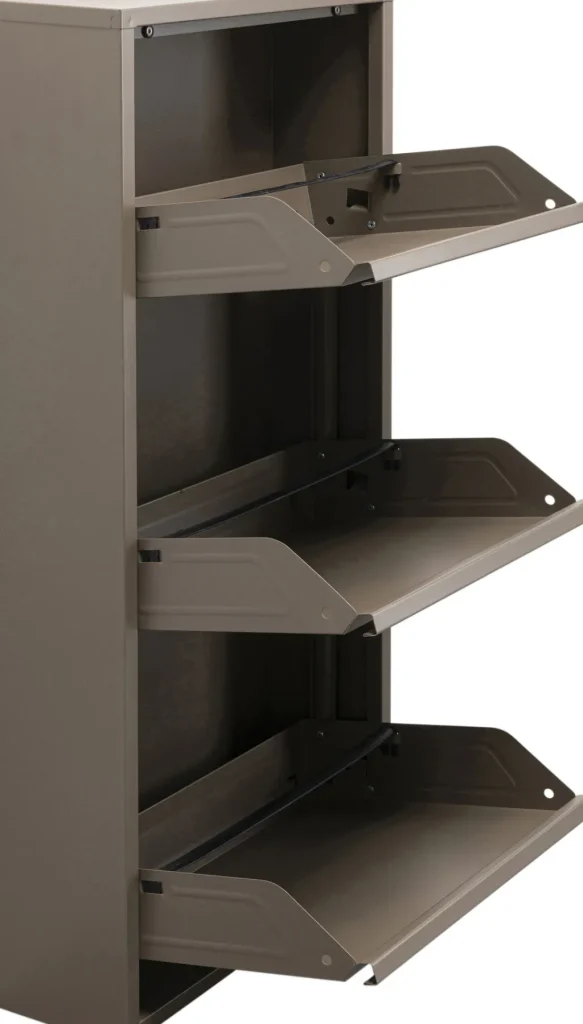 Kenkäkaapit>KARE Design Caruso Kenkäkaappi Taupe 3 Lokeroa