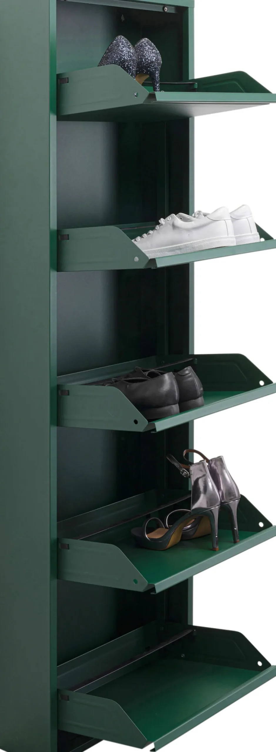 caruso_kenkkaappi_vihre__lokeroa_5.webp Kenkäkaapit>KARE Design Caruso Kenkäkaappi Vihreä 5 Lokeroa