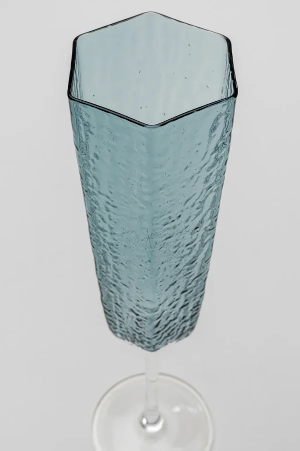Viinilasit | Lasit>KARE Design Cascata Blue Samppanjalasi Sininen
