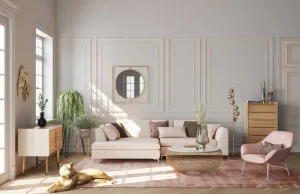 Sohvapöydät>KARE Design Cesta Marble Sohvapöytä, Kulta Ø100cm
