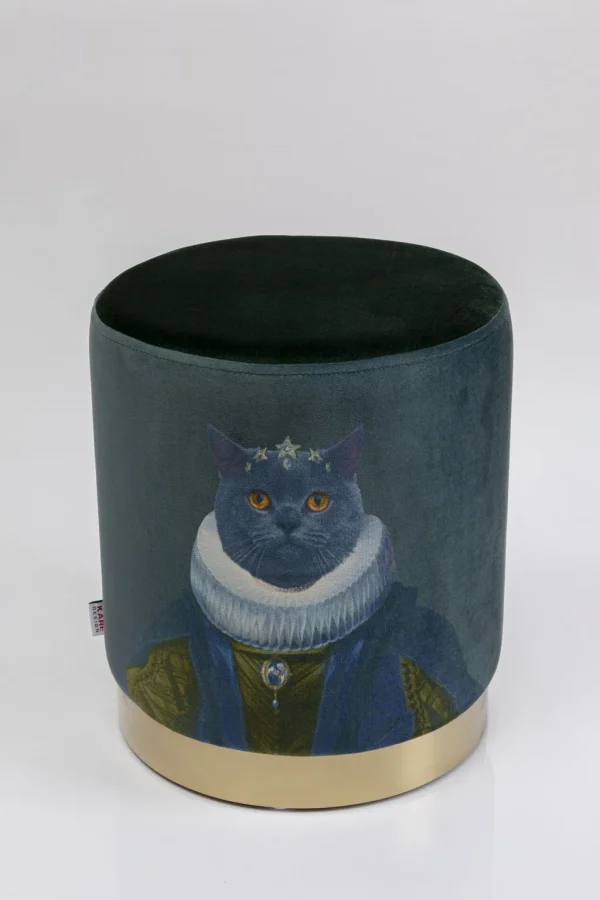 Rahit Ja Jakkarat>KARE Design Cherry Mr. Cat Rahi, Jakkara, Messinki Ø32cm
