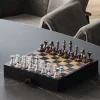 Jalalliset Koriste-Esineet>KARE Design Chess Antique Deco Shakki, Koriste-esine 36x33cm