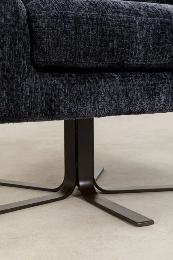 Nojatuolit>KARE Design Ciao Midnight Kääntyvä Nojatuoli