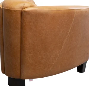 Nojatuolit>KARE Design Cigar Lounge Nojatuoli Nahkaa, Vaalean Ruskea