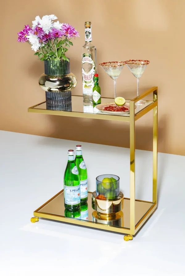 Baarit>KARE Design Classy Tarjoiluvaunu, Kulta