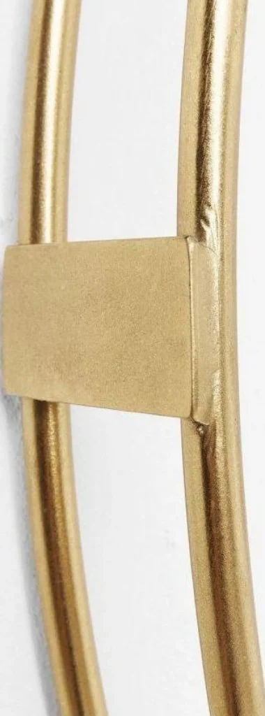 Kellot>KARE Design Clip Gold Seinäkello, Kulta Ø107cm