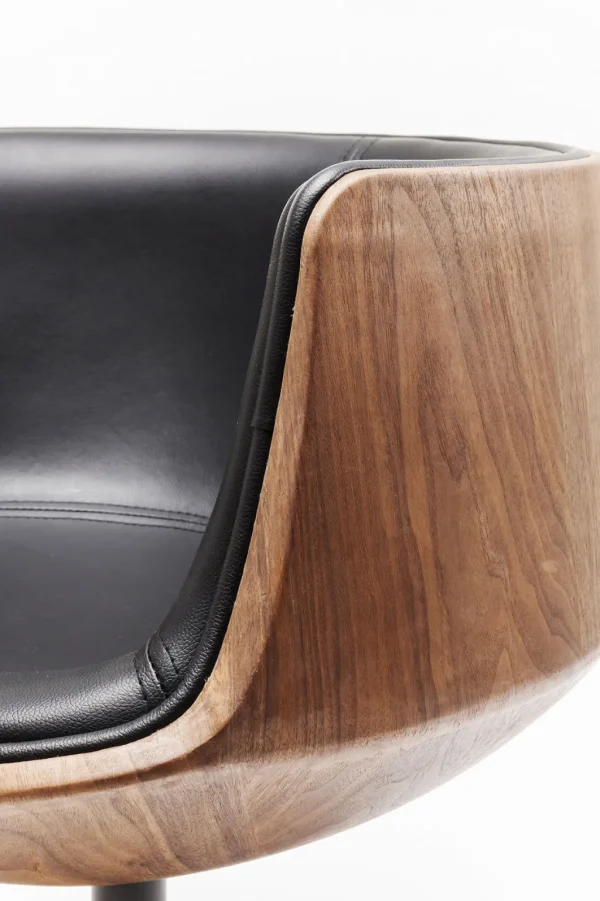 Tuolit>KARE Design Club Kääntyvä Nojatuoli, Pähkinä