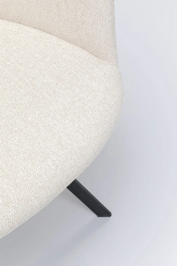 Tuolit>KARE Design Coco Pyörivä Tuoli, Kermanvärinen