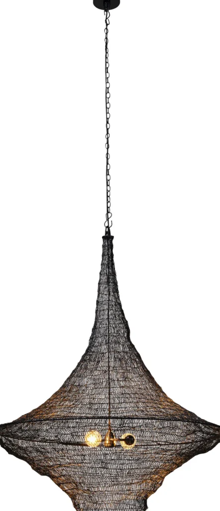 Riippuvalaisimet>KARE Design Cocoon Riippuvalaisin, Musta Ø89cm