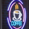Taulut>KARE Design Coffee LED Lasitaulu 80x80cm