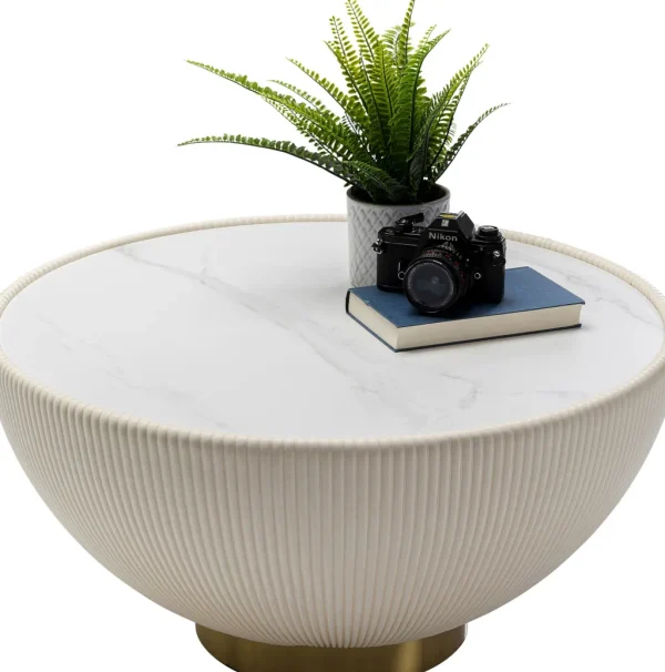 Sohvapöydät>KARE Design Coffee Table Endless Vegas White Ø71cm