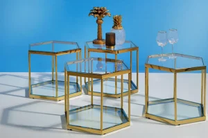 Sohvapöydät>KARE Design Comb Sohvapöytä Kulta 45cm