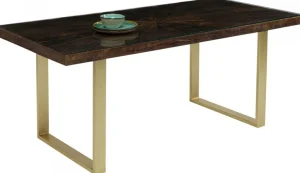 Pöydät>KARE Design Conley Pöytä, Messinki 180x90cm