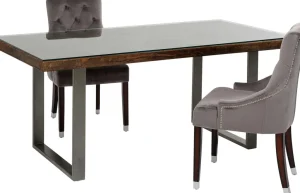 Pöydät>KARE Design Conley Pöytä, Raaka, Rouhe Metalli 180x90cm