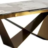 Pöydät>KARE Design Connesso Jatkettava Pöytä, Messinki 200(+60)x100cm