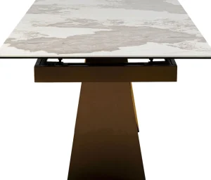 Pöydät>KARE Design Connesso Jatkettava Pöytä, Messinki 200(+60)x100cm