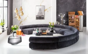 Sohvapöydät | Olohuone>KARE Design Corinne Sohvapöytä Musta Ø80cm