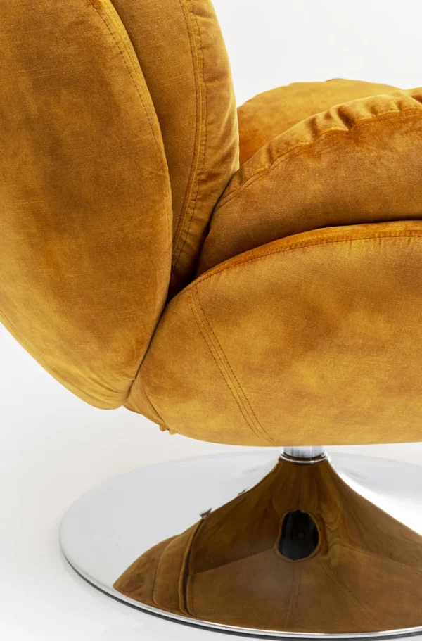 Nojatuolit>KARE Design Cosy Amber Pyörivä Nojatuoli, Meripihka