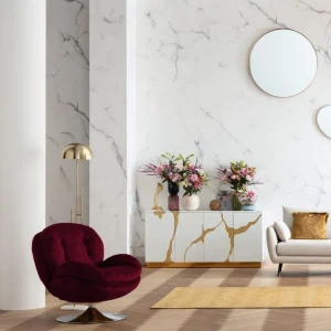 Nojatuolit>KARE Design Cosy Berry Pyörivä Nojatuoli