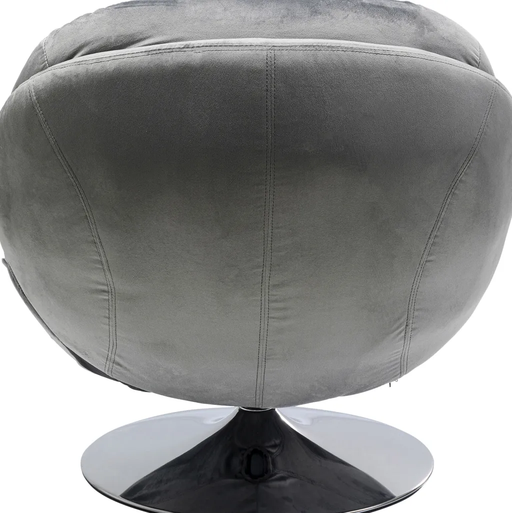 cosy_grey_pyriv_nojatuoli_harmaa_4.webp Nojatuolit>KARE Design Cosy Grey Pyörivä Nojatuoli, Harmaa