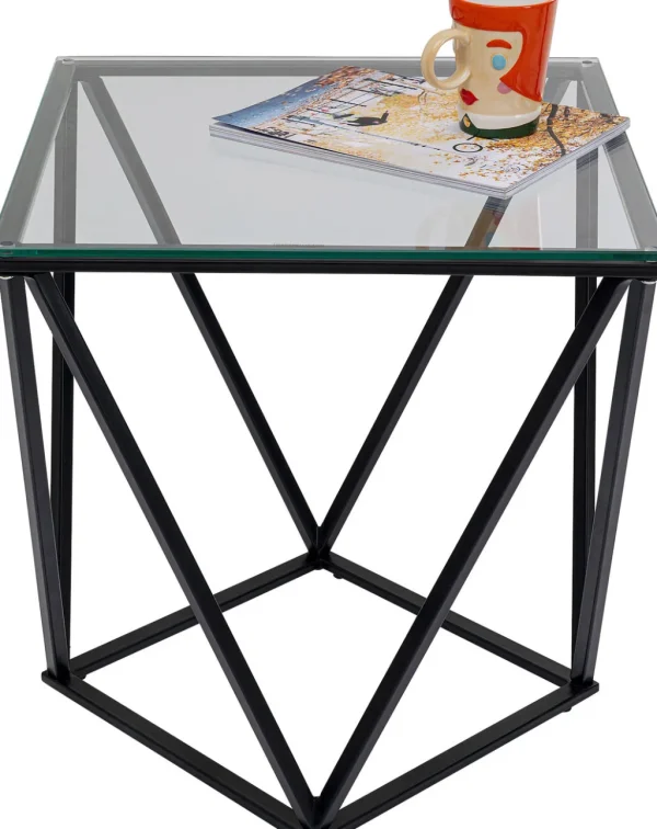 Sohvapöydät>KARE Design Cristallo Sivupöytä, Musta 50x50cm