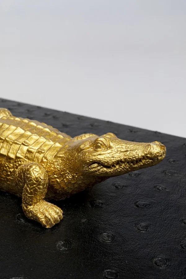 Korurasiat>KARE Design Crocodile Krokotiili Rasiat Musta (2/Setti)