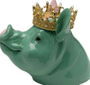 Koriste-Esineet>KARE Design Crowned Pig Kuninkaallinen Possu Koriste-esine 28cm
