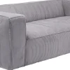 Sohvat | Olohuone>KARE Design Cubetto Cord Sohva 3-istuttava - Vaaleanharmaa 220cm