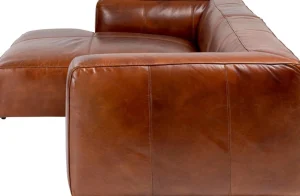 Kulmasohvat>KARE Design Cubetto Kulmasohva, Aitoa Nahkaa Ruskea 170x270cm