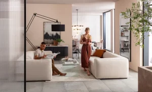 Sohvat>KARE Design Cubetto Sohva 3-istuttava - Kermanvärinen 220cm
