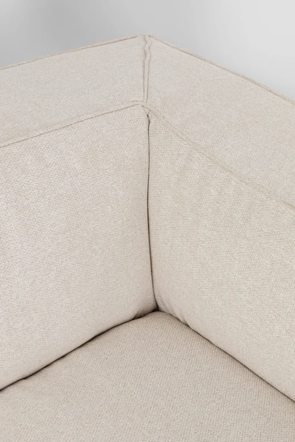 Sohvat>KARE Design Cubetto Sohva 3-istuttava - Kermanvärinen 220cm