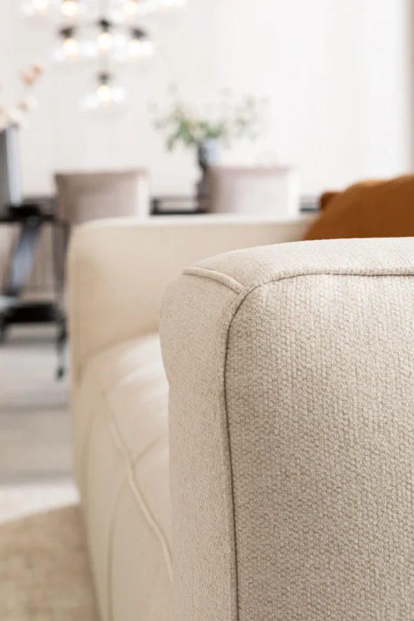Sohvat>KARE Design Cubetto Sohva 3-istuttava - Kermanvärinen 220cm