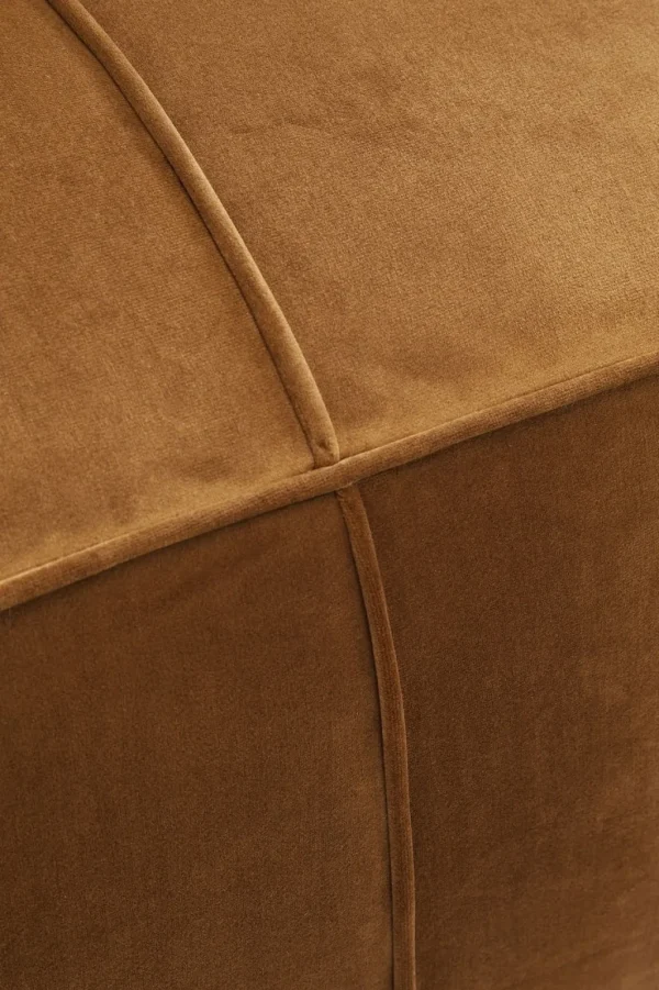 Sohvat>KARE Design Cubetto Sohva, 3-istuttava, Samettia, Ruskea 220cm
