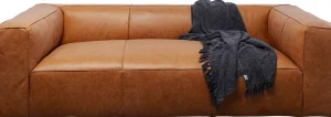 Sohvat | Olohuone>KARE Design Cubetto Sohva, Nahkaa Vaalean Ruskea 220cm
