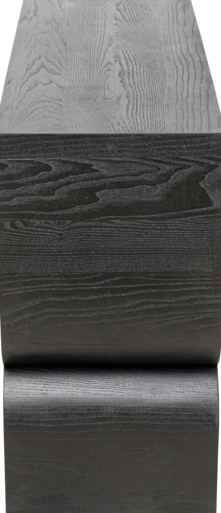 Konsolipöydät Ja Sivupöydät>KARE Design Curve Konsolipöytä, Saarniviilupuu, Musta 120x76cm