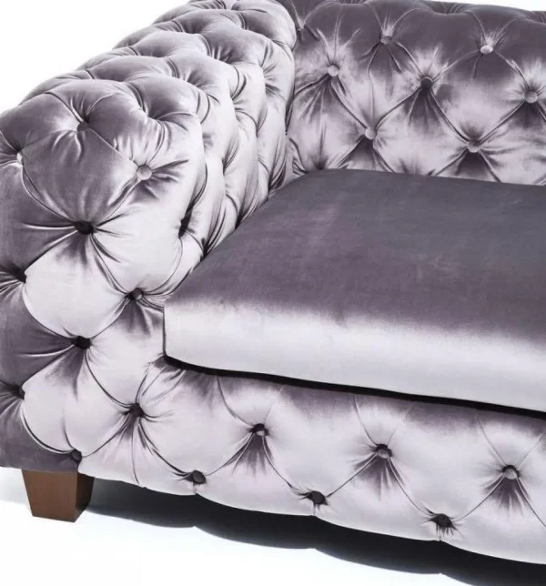 Sohvat>KARE Design Desire Sohva 3-istuttava, Hopeanharmaa