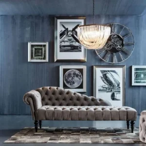 Lepotuolit>KARE Design Desire Velvet Divaani, Hopea