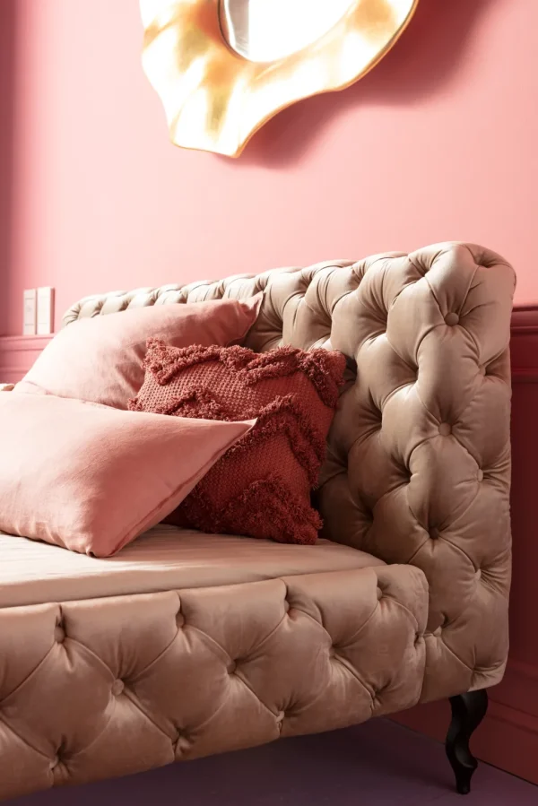 Sängyt>KARE Design Desire Velvet Ecru Sänky, Samettia 160x200cm