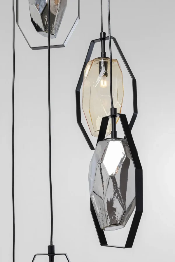 Riippuvalaisimet>KARE Design Diamond Fever Spiral Riippuvalaisin Musta Ø42cm