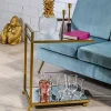 Lasit>KARE Design Diamond Gold Rim Lasi