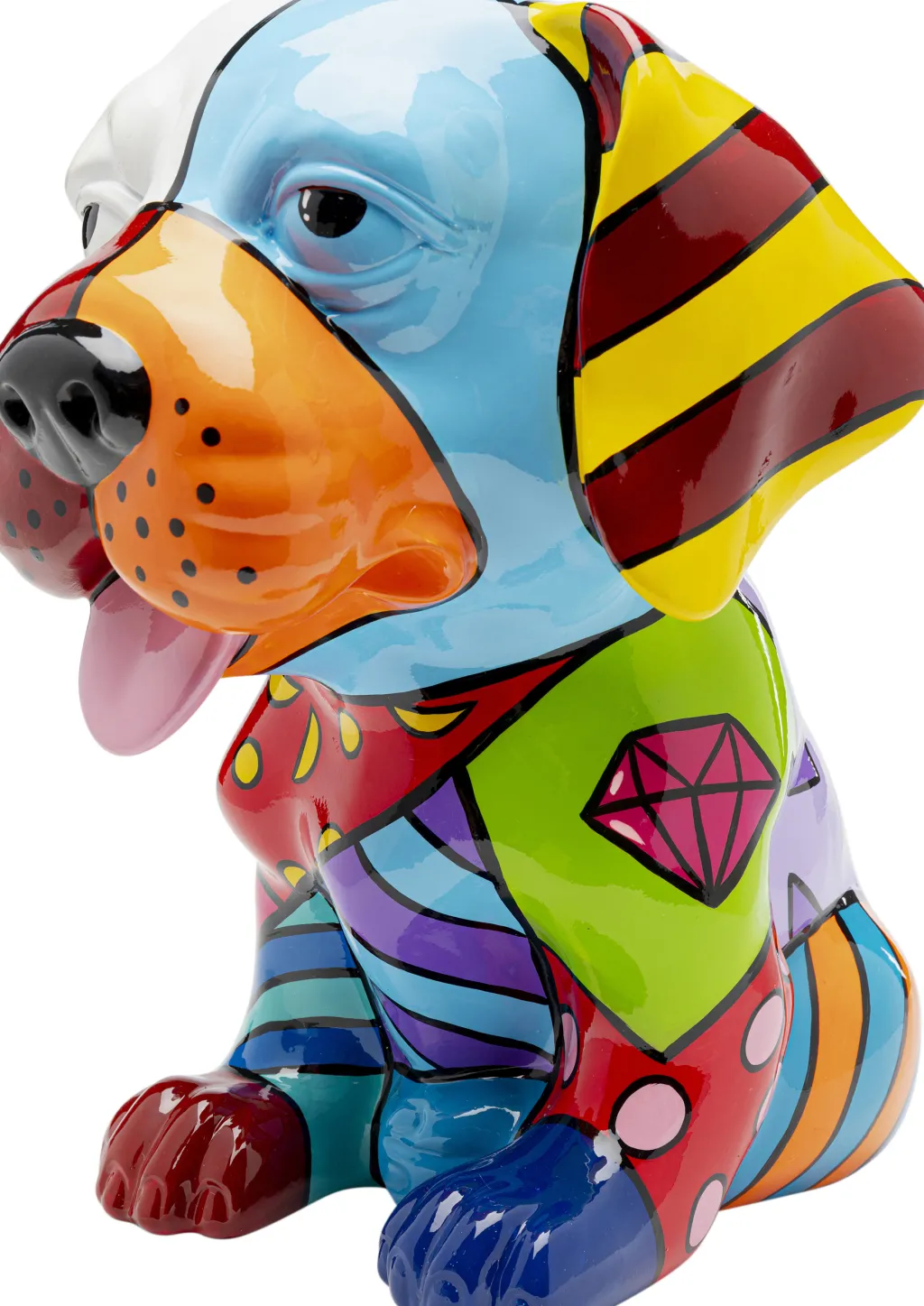 dog_patchwork_koira_koristeesine_vriks_cm_1.webp Koriste-Esineet>KARE Design Dog Patchwork Koira Koriste-esine Värikäs 35cm