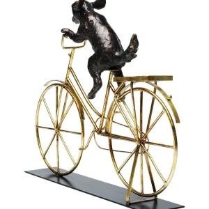 Koriste-Esineet>KARE Design Dog With Bicycle Pyöräilevä Koira Koriste-esine 44cm
