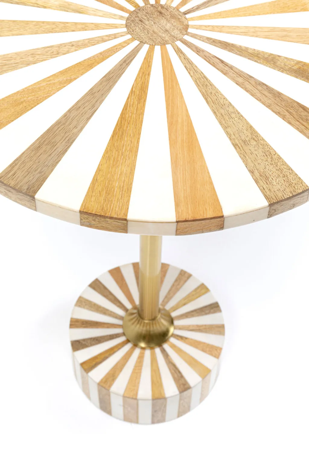 domero_cirque_sivupyt_kultavalkoinen_cm_4.webp Sohvapöydät | Olohuone>KARE Design Domero Cirque Sivupöytä, Kulta-valkoinen Ø40cm