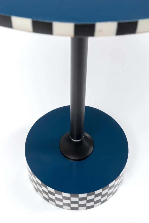 Sohvapöydät | Olohuone>KARE Design Domero Race Sivupöytä, Sininen Ø40cm
