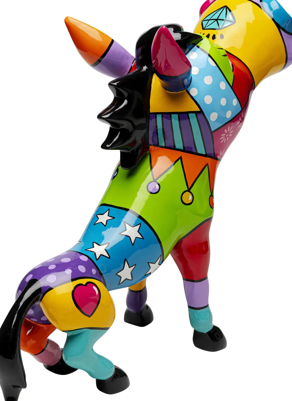 donkey_patchwork_aasi_koristeesine_vriks_cm_2.webp Jalalliset Koriste-Esineet>KARE Design Donkey Patchwork Aasi Koriste-esine Värikäs 54cm