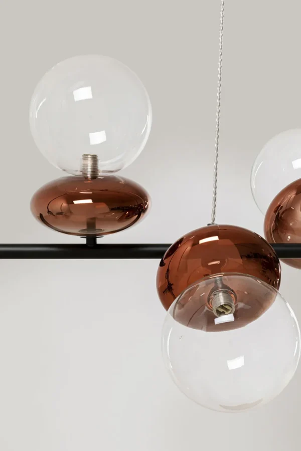 Riippuvalaisimet>KARE Design Double Bubble Riippuvalaisin Kupari 115cm