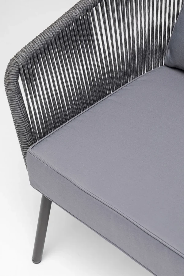 Olohuone | Nojatuolit>KARE Design Elba Nojatuoli, Harmaa, Ulkokaluste