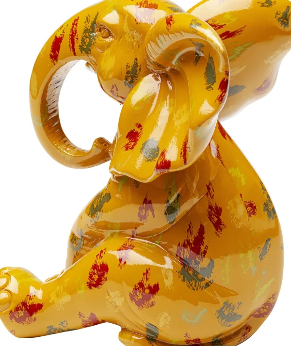 Koriste-Esineet>KARE Design Elephant Dots Elefantti Koriste-esine Keltainen 18cm
