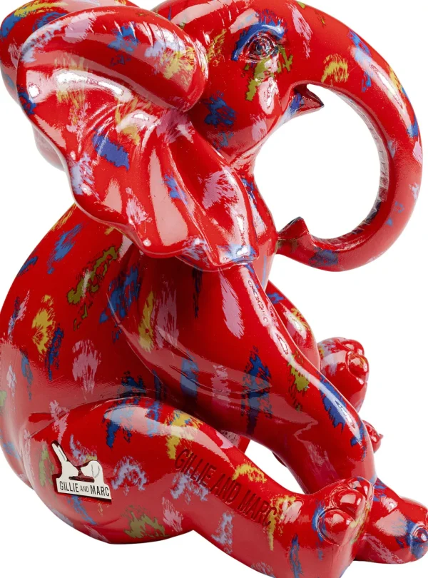 Koriste-Esineet>KARE Design Elephant Dots Elefantti Koriste-esine Punainen 18cm